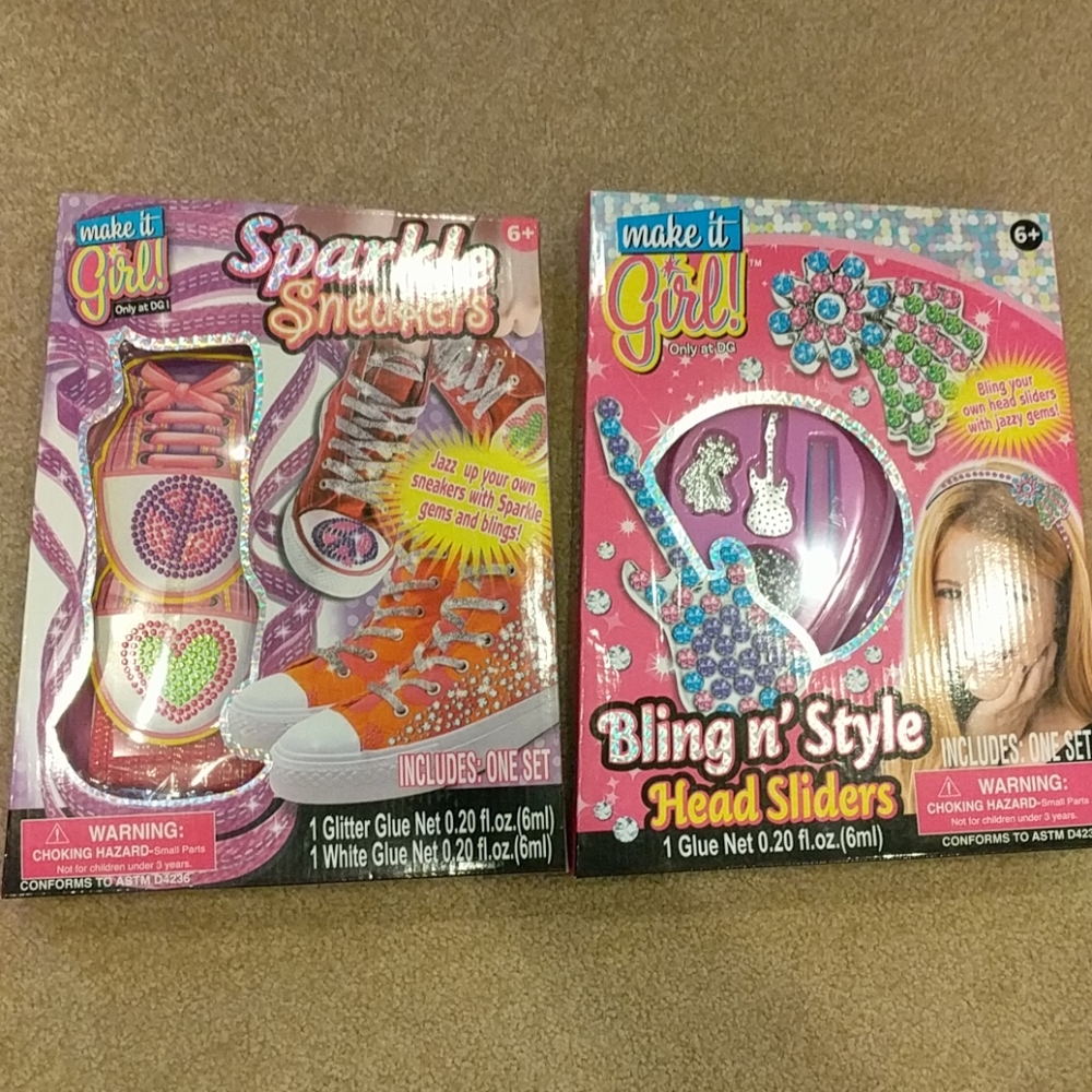 Two brand-new craft sets